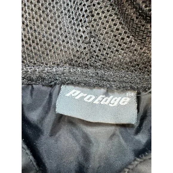 Proedge Mens Detroit Red Wings Pullover Windbreaker Jacket L Black - Picture 2 of 12